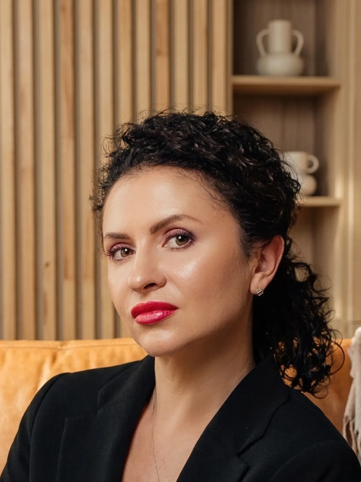 Inna Chernovol in the studio